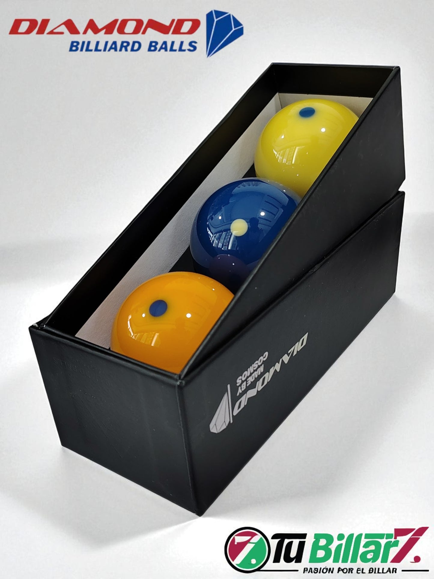 Bolas de Billar 3 Bandas Diamond Ultra-C Azul