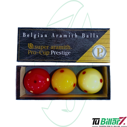 Bolas de billar 3 Bandas Aramith Prestige