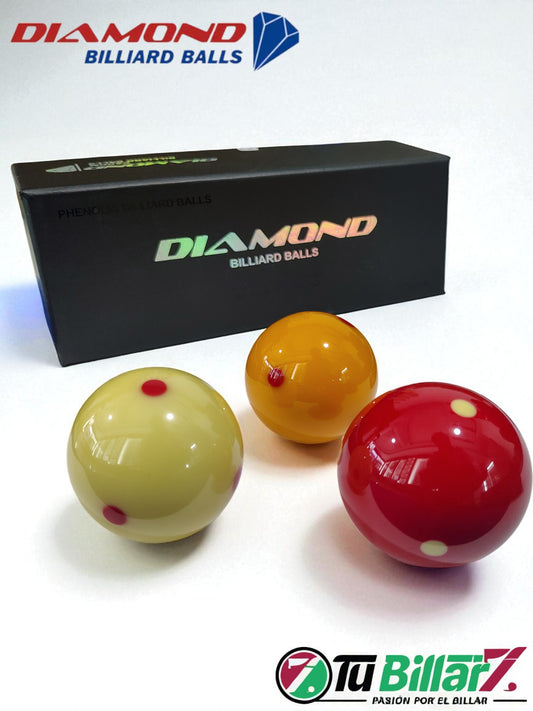 Bolas de Billar 3 Bandas Diamond Ultra-C Rojo