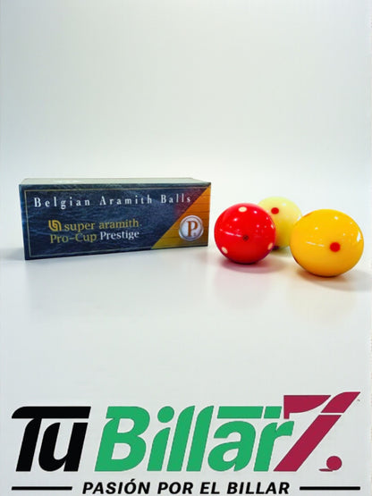 Bolas de billar 3 Bandas Aramith Prestige