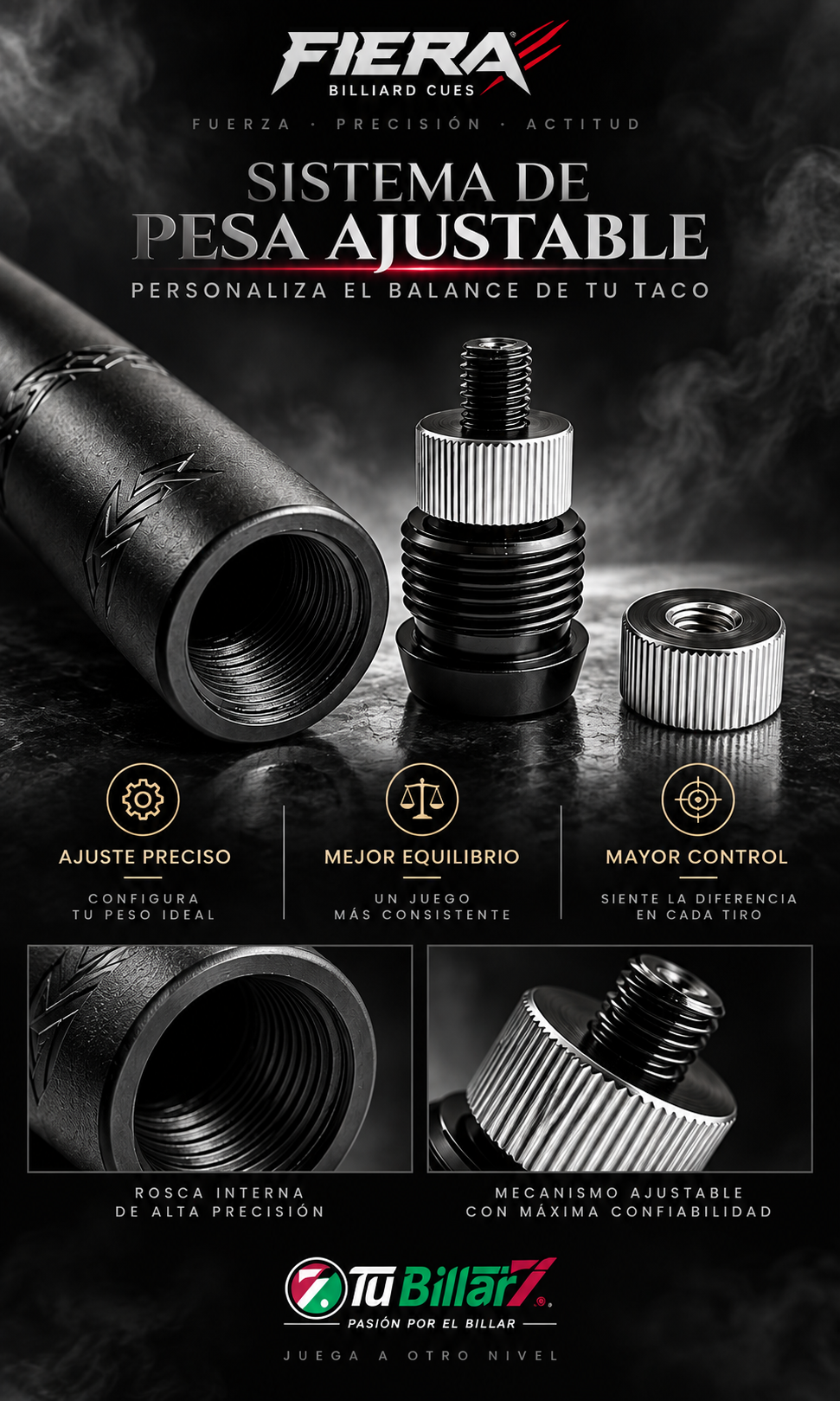 Taco de Billar Fiera