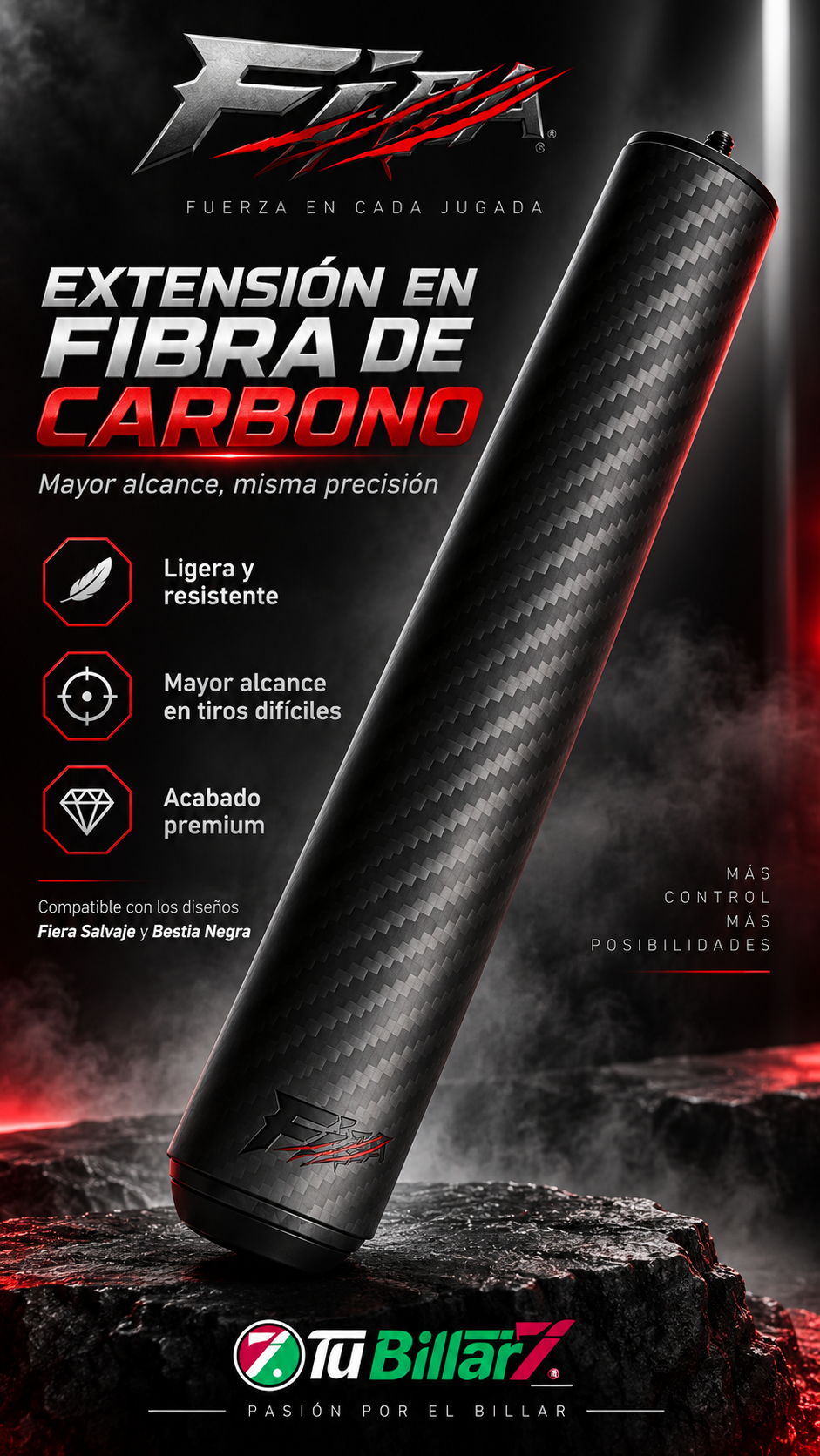 Taco de Billar Fiera